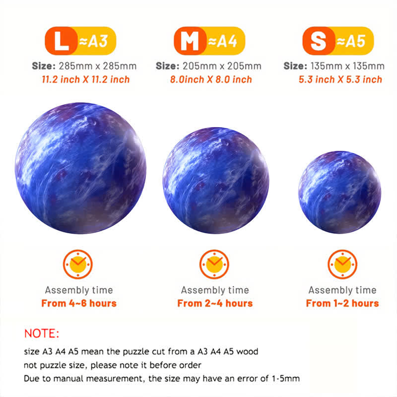 Rubbyoo Neptune Planet - Wooden Jigsaw Puzzle - image 5