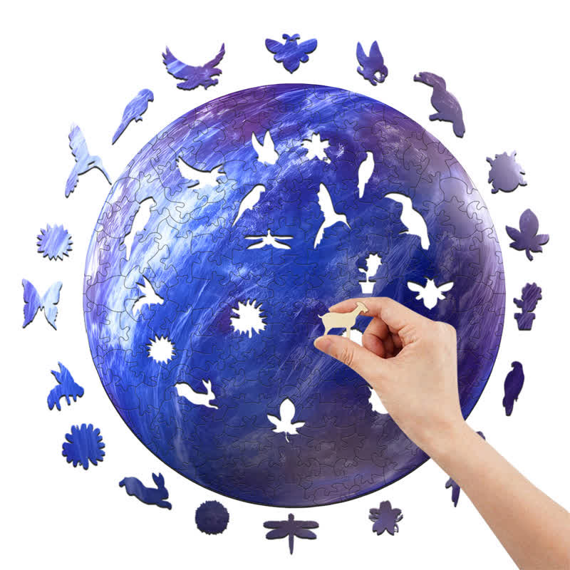 Rubbyoo Neptune Planet - Wooden Jigsaw Puzzle - image 7