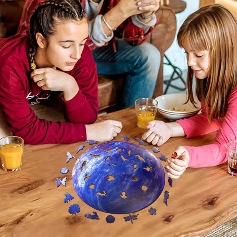 Rubbyoo Neptune Planet - Wooden Jigsaw Puzzle - image 8