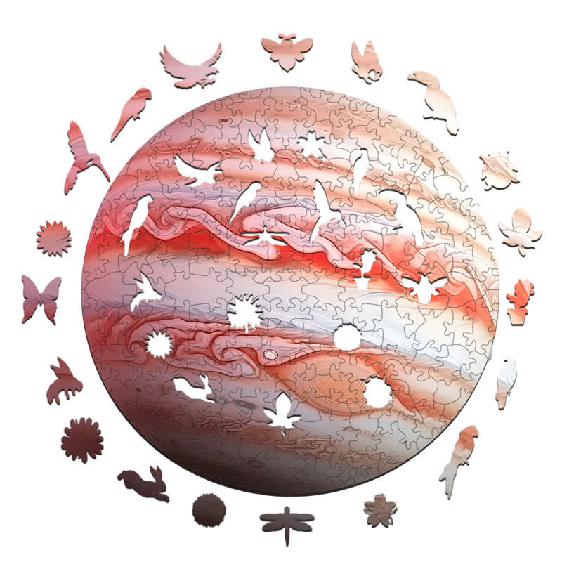 Rubbyoo Jupiter planet - Wooden Jigsaw Puzzle - image 1