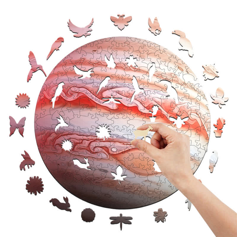 Rubbyoo Jupiter planet - Wooden Jigsaw Puzzle - image 7