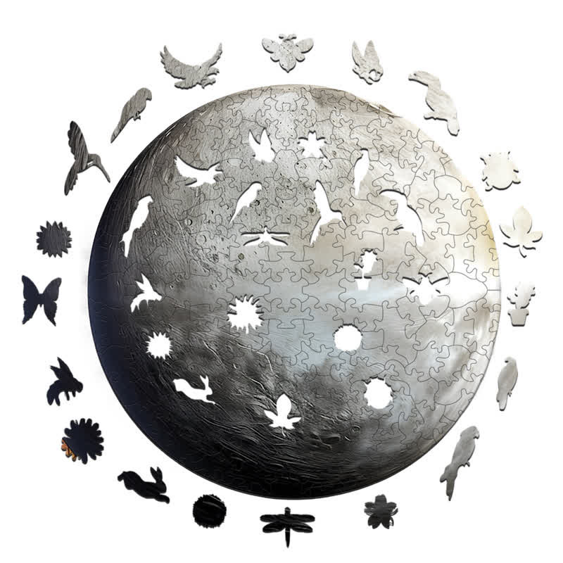 Rubbyoo Mercury planet - Wooden Jigsaw Puzzle - image 1