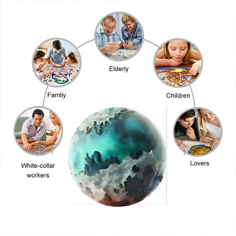 Rubbyoo Ecological Planet - Wooden Jigsaw Puzzle - image 2