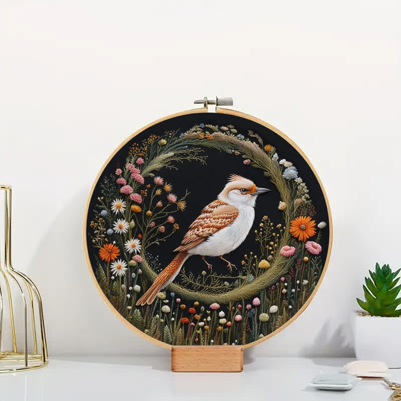 Rubbyoo Embroidery Kit - Elegant Bird - image 3