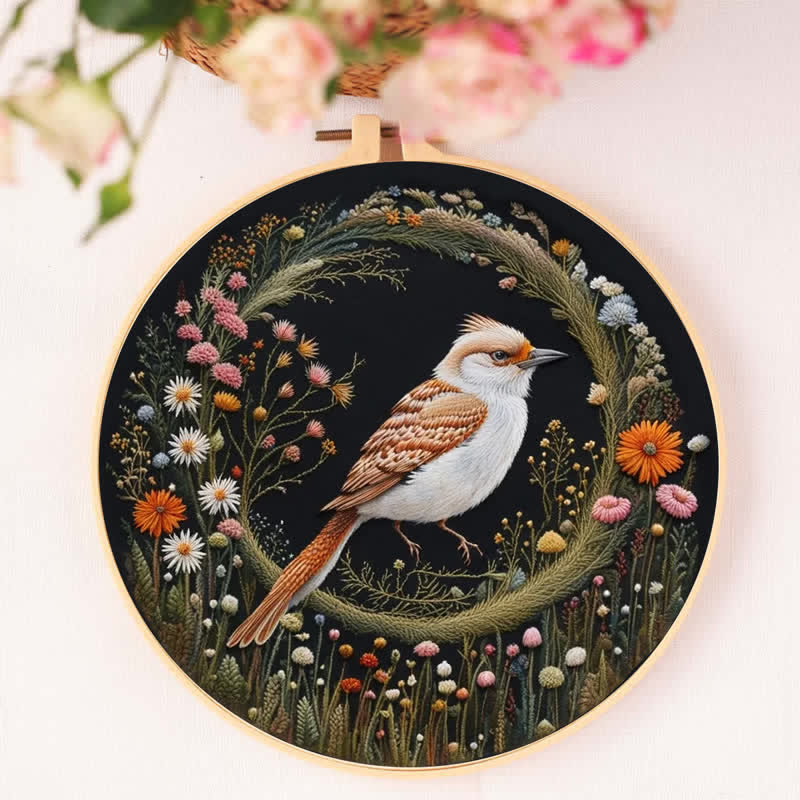 Rubbyoo Embroidery Kit - Elegant Bird - image 5