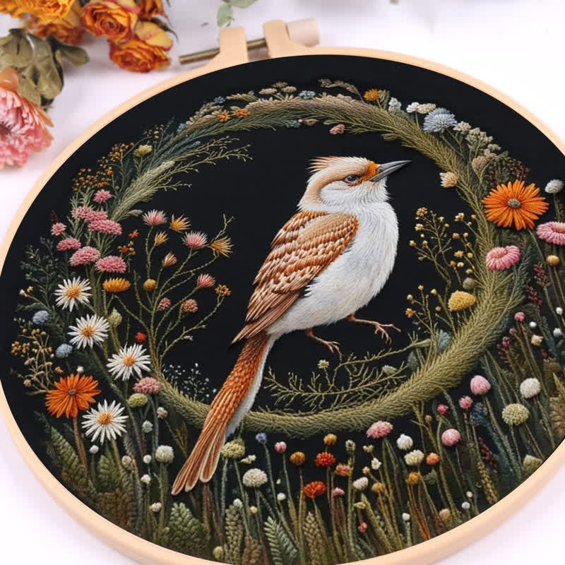 Rubbyoo Embroidery Kit - Elegant Bird - image 6