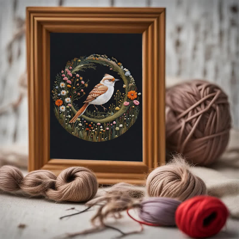 Rubbyoo Embroidery Kit - Elegant Bird - image 4
