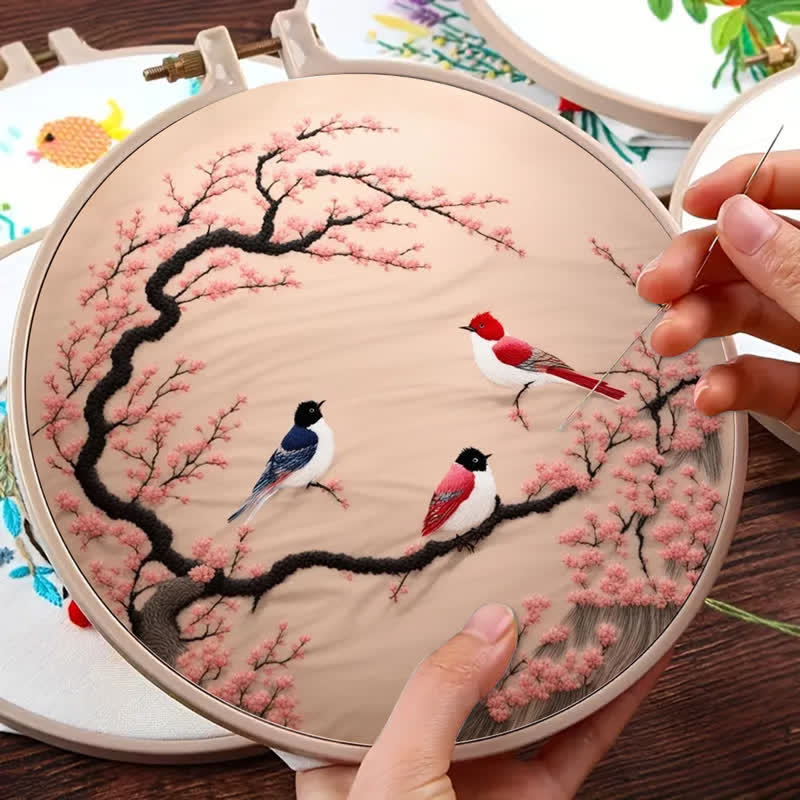 Rubbyoo Embroidery Kit - Spring Bird - image 2