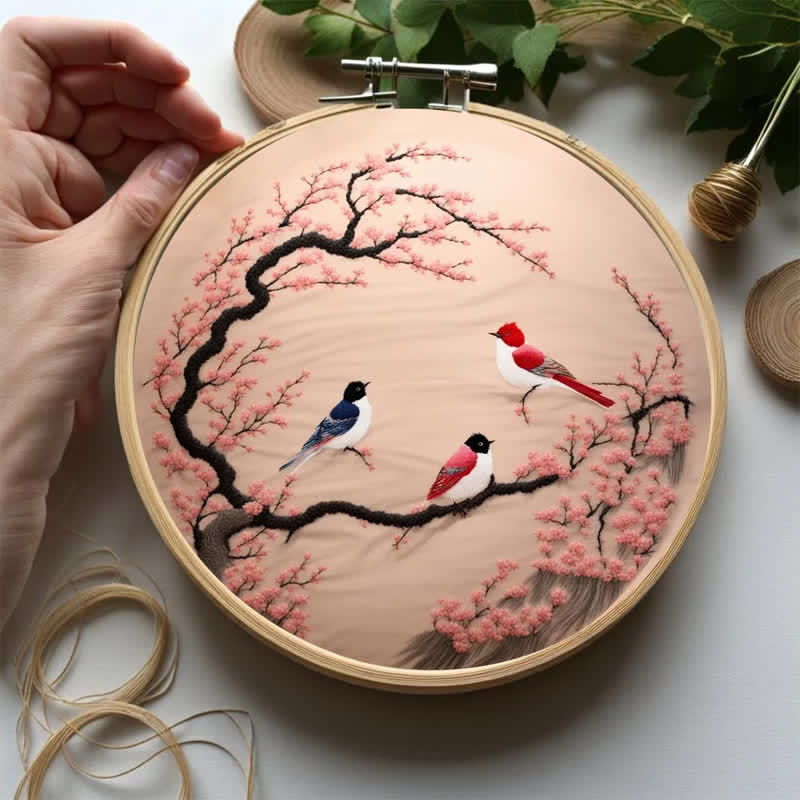 Rubbyoo Embroidery Kit - Spring Bird - image 3