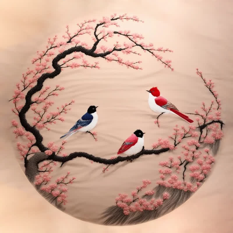 Rubbyoo Embroidery Kit - Spring Bird - image 6