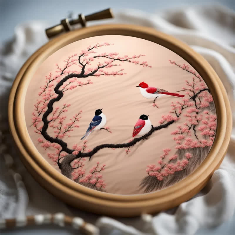 Rubbyoo Embroidery Kit - Spring Bird - image 7