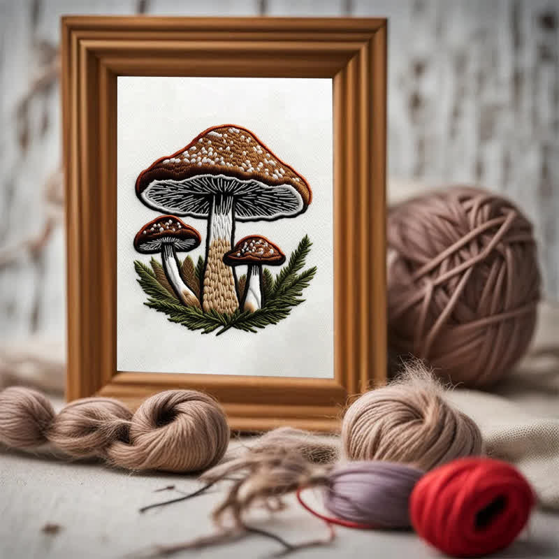 Rubbyoo Embroidery Kit - Mushroom - image 6
