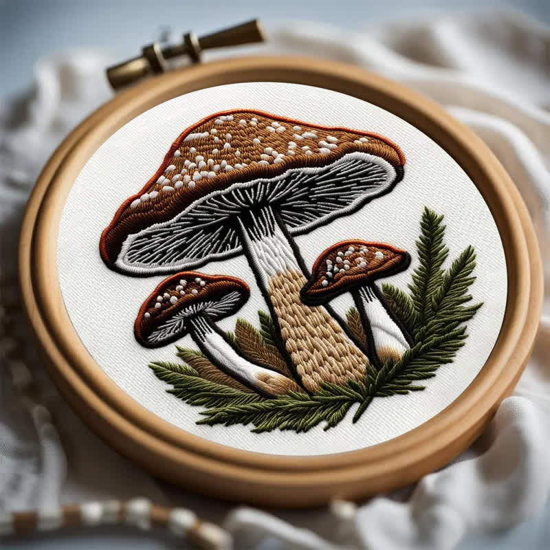 Rubbyoo Embroidery Kit - Mushroom - image 4