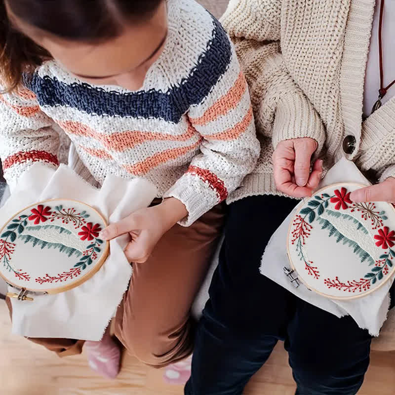 Rubbyoo Embroidery Kit - Christmas Snow Scene - image 9