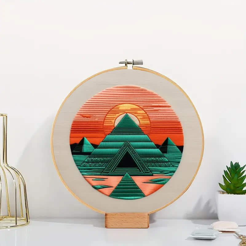Rubbyoo Embroidery Kit - Pyramid Sunset - image 5