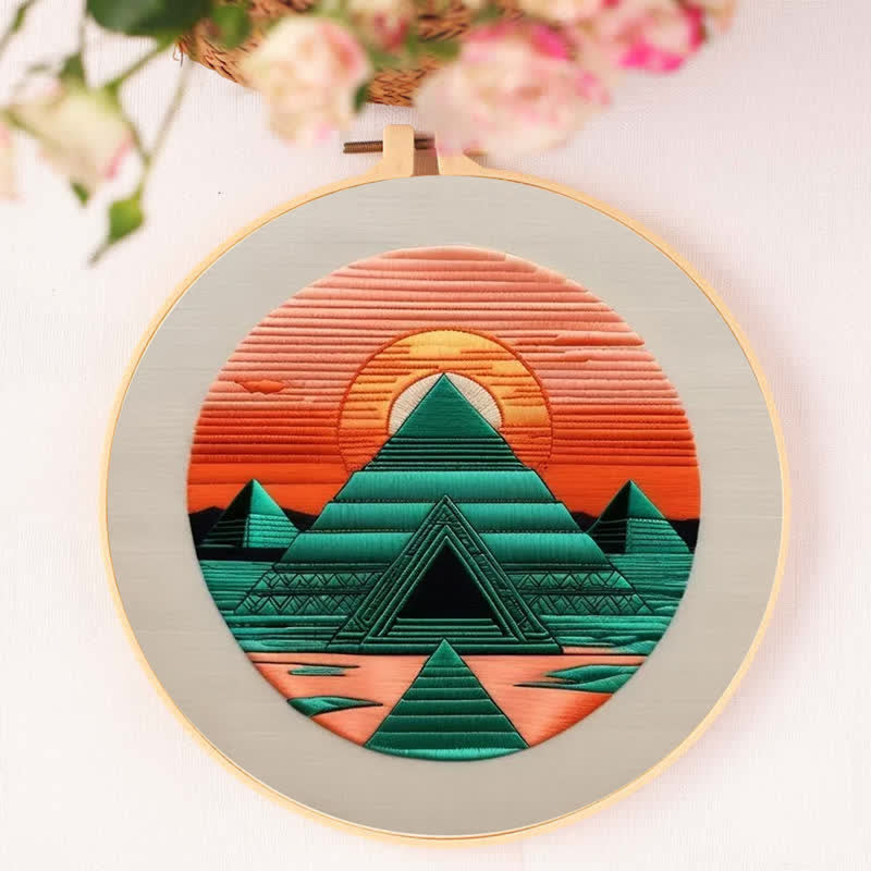 Rubbyoo Embroidery Kit - Pyramid Sunset - image 8