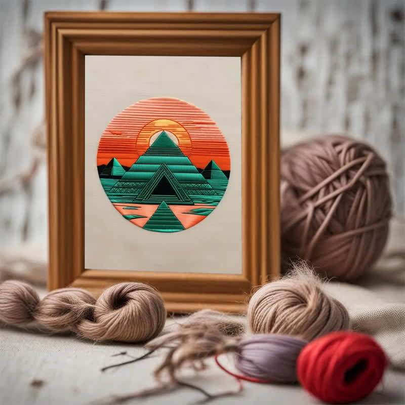 Rubbyoo Embroidery Kit - Pyramid Sunset - image 7