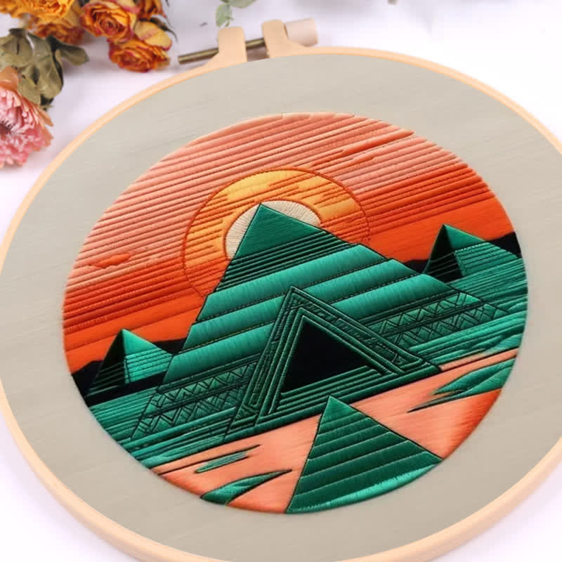Rubbyoo Embroidery Kit - Pyramid Sunset - image 9