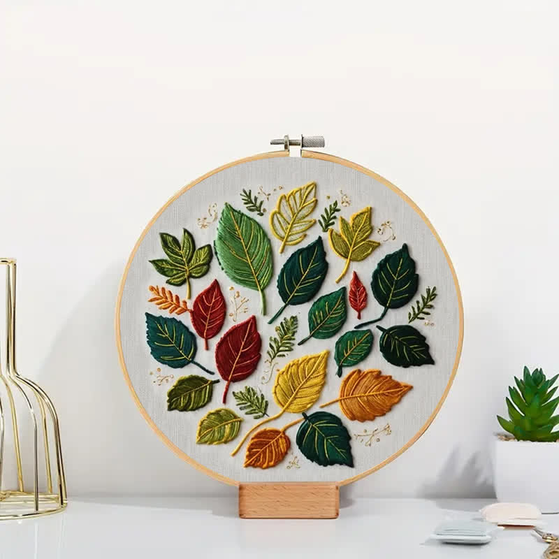 Rubbyoo Embroidery Kit - Fallen Leaves - image 3