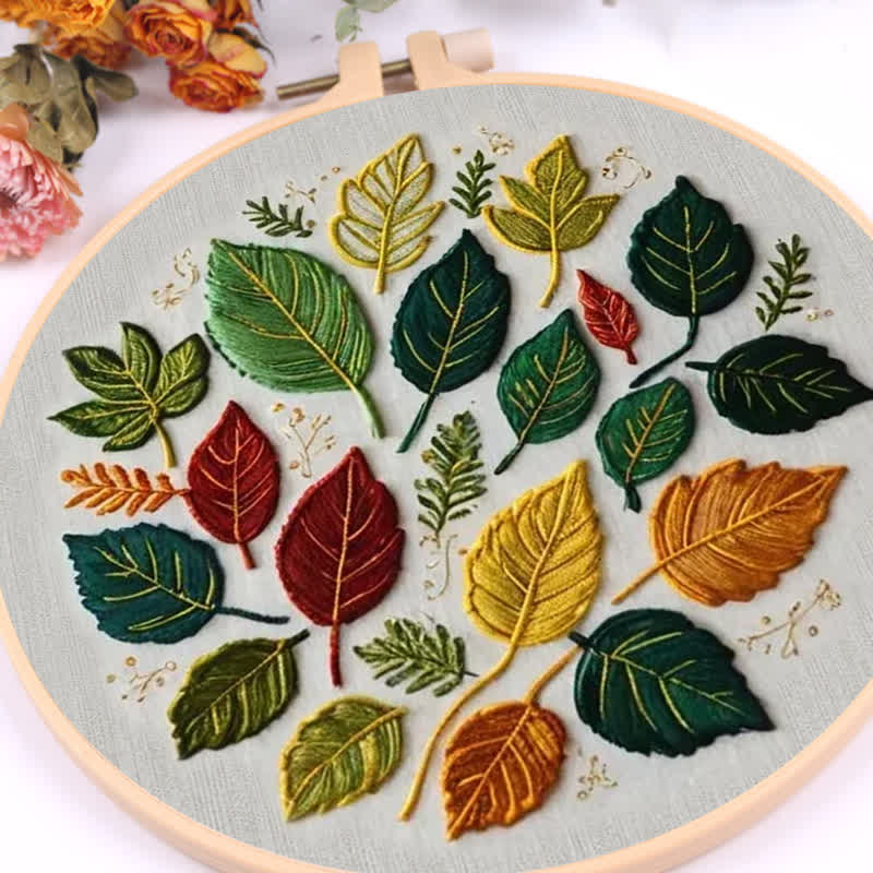 Rubbyoo Embroidery Kit - Fallen Leaves - image 8