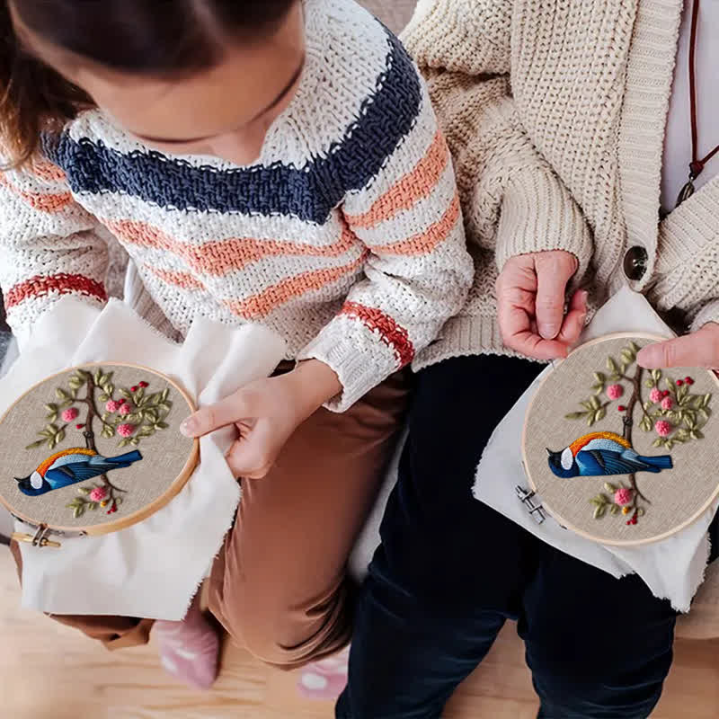 Rubbyoo Embroidery Kit - Blue Bird - image 5