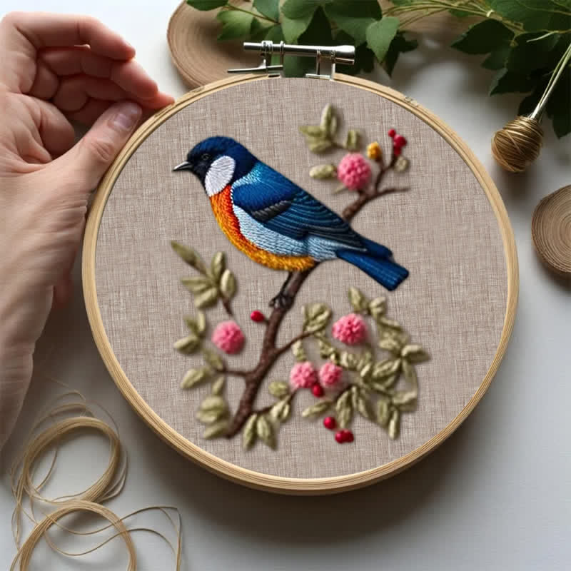 Rubbyoo Embroidery Kit - Blue Bird - image 7