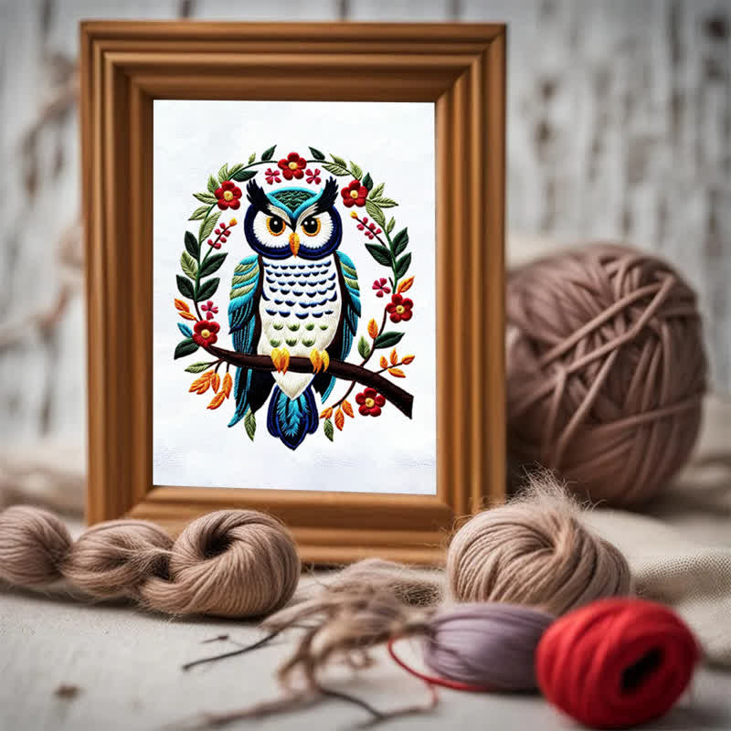 Rubbyoo Embroidery Kit - Owl - image 4