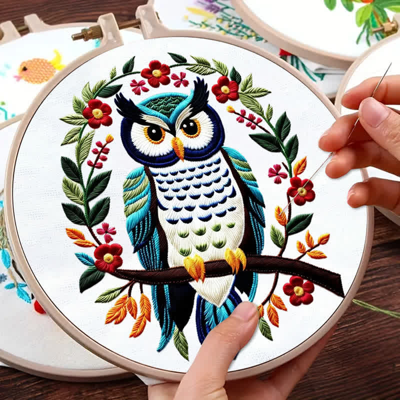 Rubbyoo Embroidery Kit - Owl - image 5