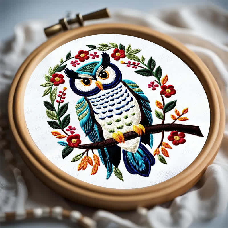 Rubbyoo Embroidery Kit - Owl - image 8