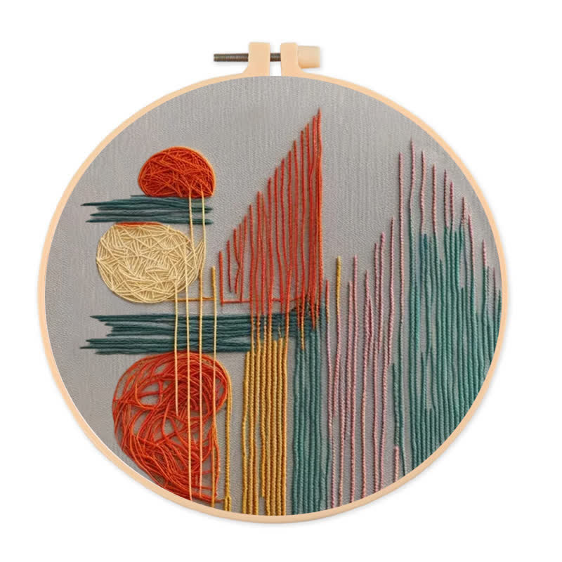 Rubbyoo Embroidery Kit - Sunrise - 20*20cm - image 0