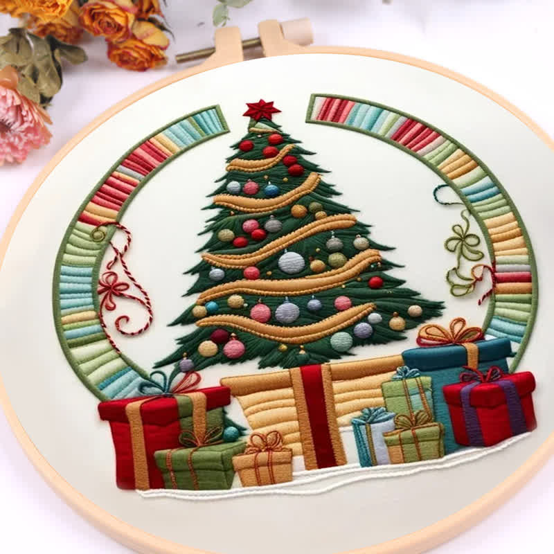 Rubbyoo Embroidery Kit - Christmas tree - image 6
