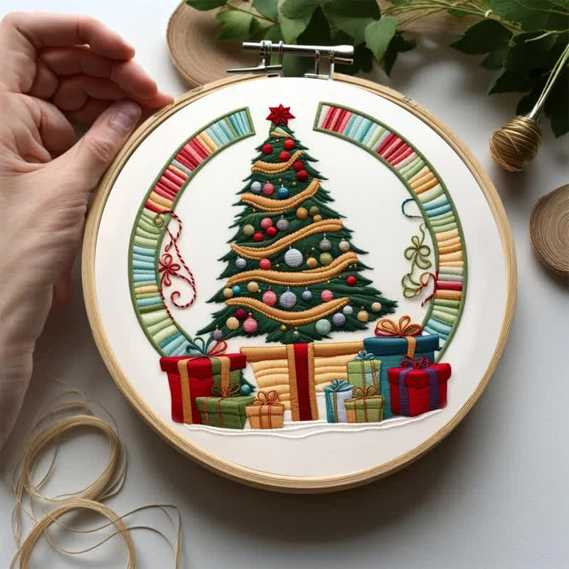Rubbyoo Embroidery Kit - Christmas tree - image 8