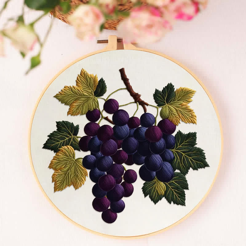 Rubbyoo Embroidery Kit -  Grapes - image 4