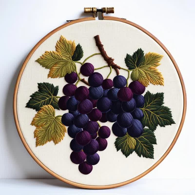 Rubbyoo Embroidery Kit -  Grapes - image 1