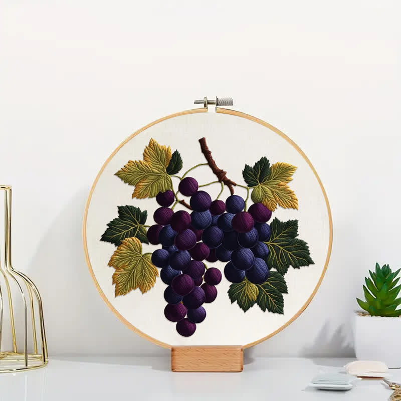 Rubbyoo Embroidery Kit -  Grapes - image 2