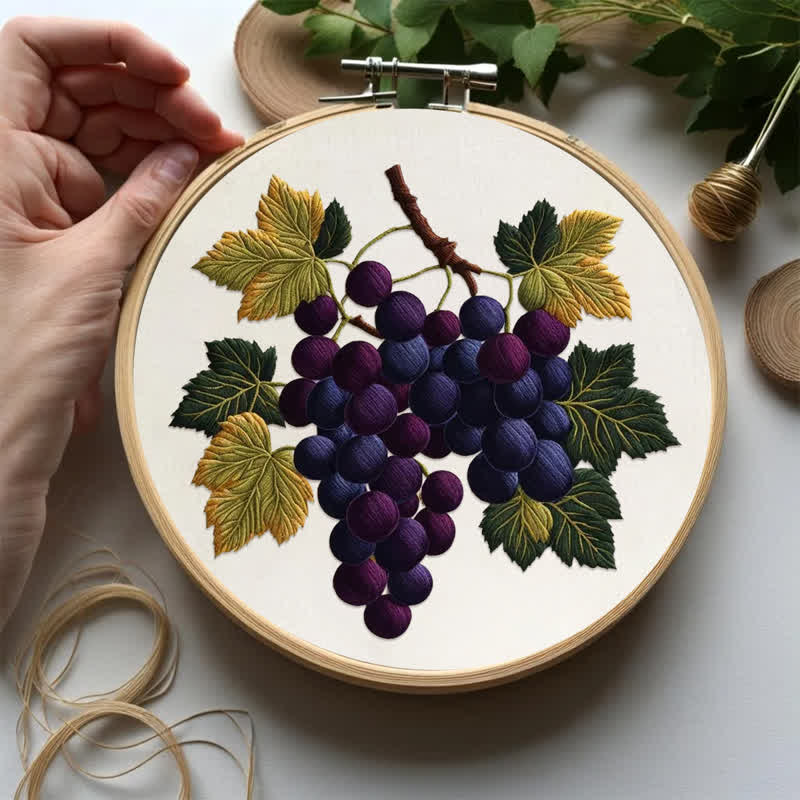 Rubbyoo Embroidery Kit -  Grapes - image 7