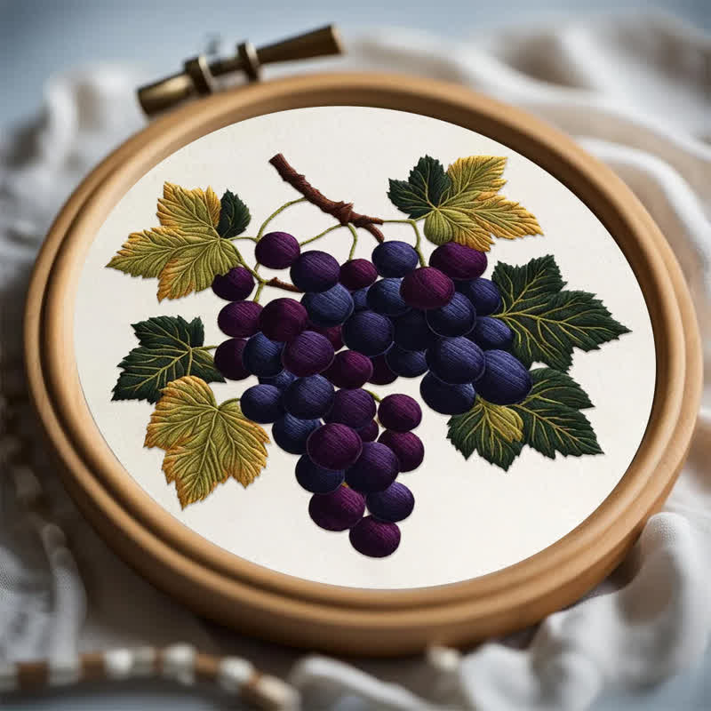 Rubbyoo Embroidery Kit -  Grapes - image 10