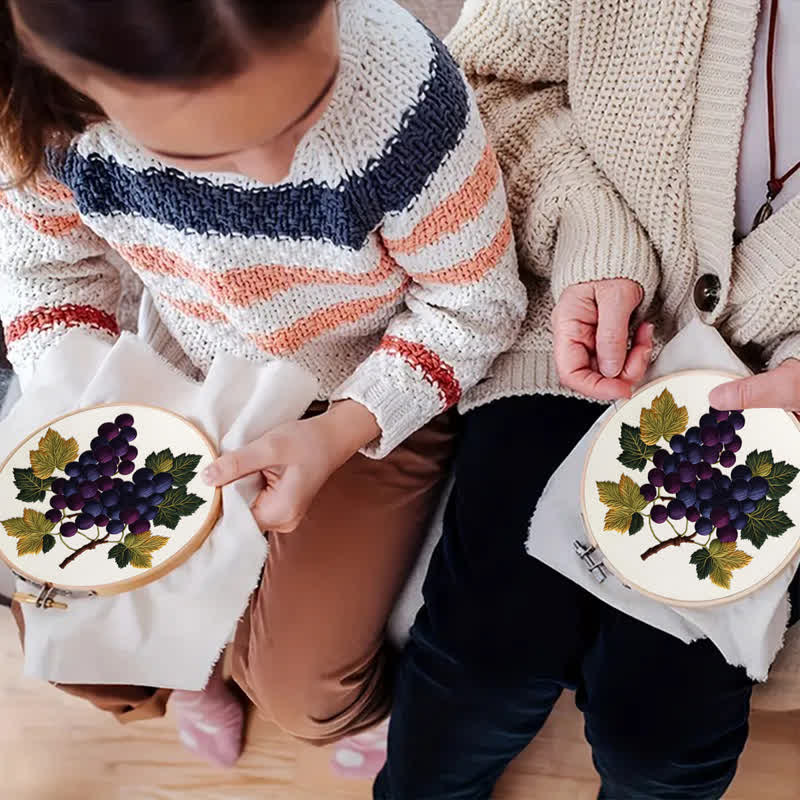 Rubbyoo Embroidery Kit -  Grapes - image 8