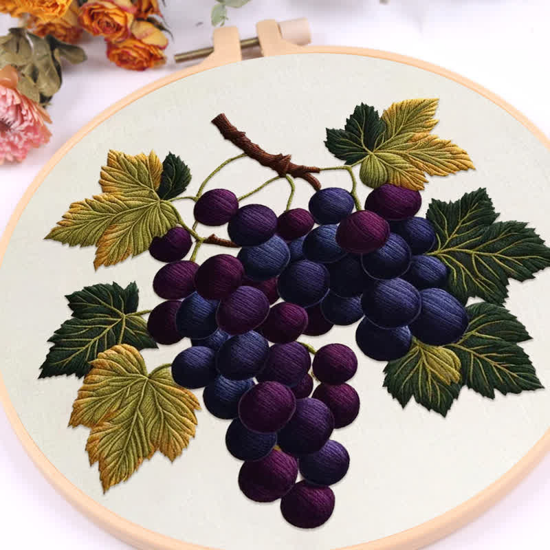 Rubbyoo Embroidery Kit -  Grapes - image 6