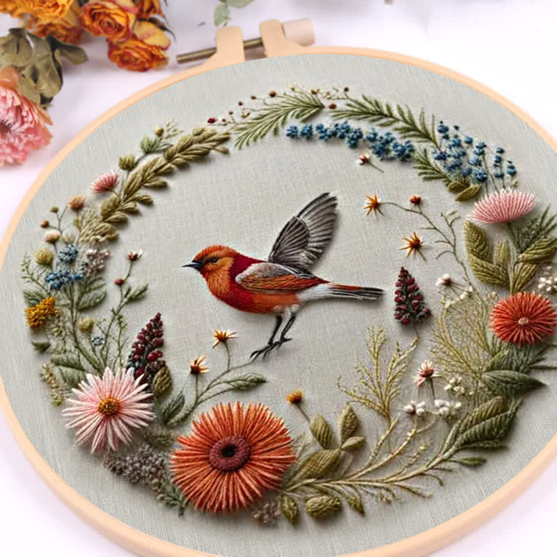 Rubbyoo Embroidery Kit - Cute Bird - image 8