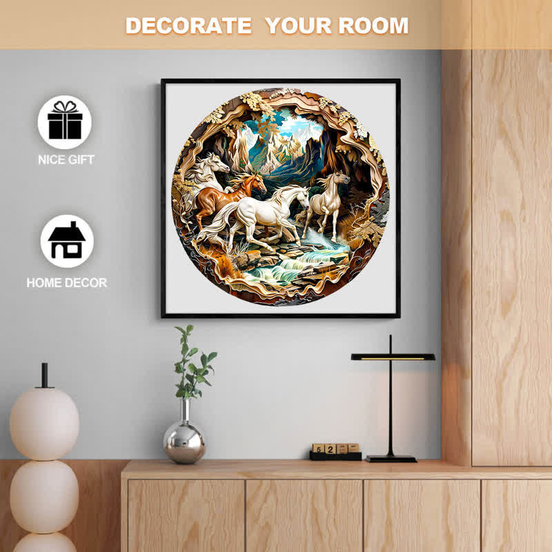 3D Horse - Wooden Jigsaw Puzzle - image 2