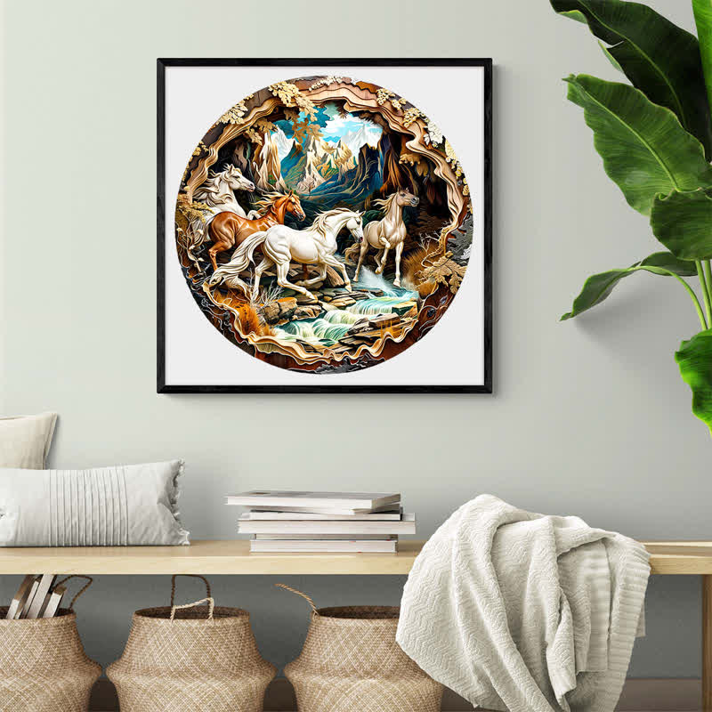 3D Horse - Wooden Jigsaw Puzzle - image 3