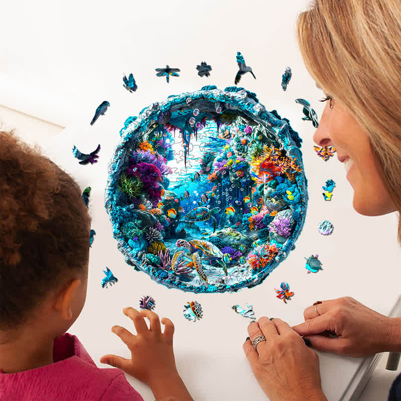 3D Seabed - Wooden Jigsaw Puzzle - image 4