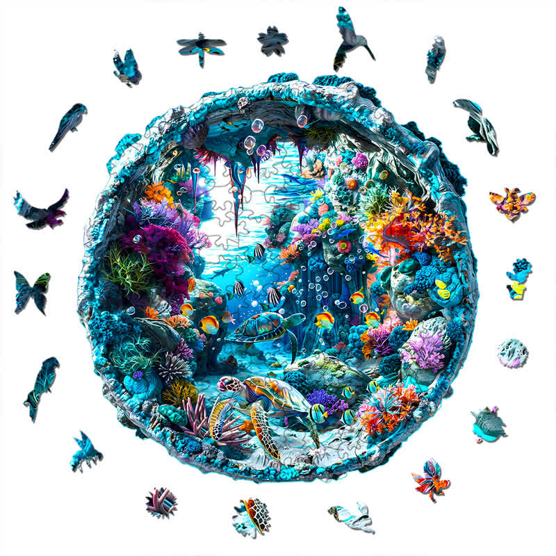 3D Seabed - Wooden Jigsaw Puzzle - image 3