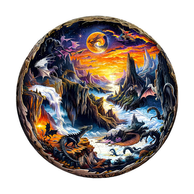 3D Fantasy World - Wooden Jigsaw Puzzle - image 1