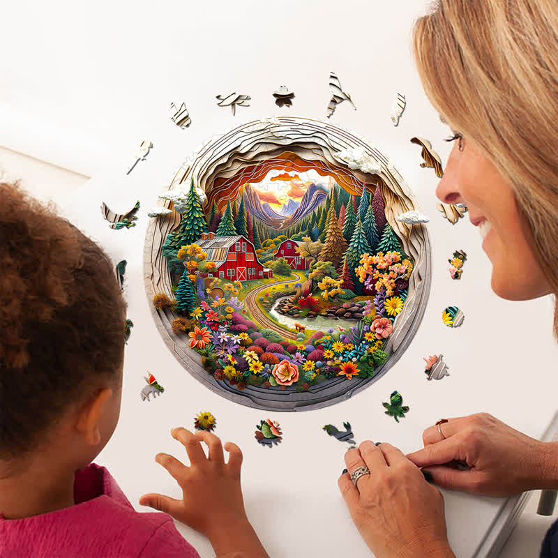 3D Farm - Wooden Jigsaw Puzzle - image 6