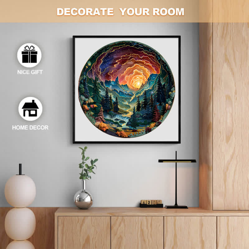 3d Cave Sky - Wooden Jigsaw Puzzle - image 4