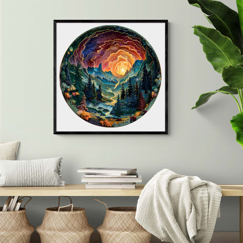 3d Cave Sky - Wooden Jigsaw Puzzle - image 5