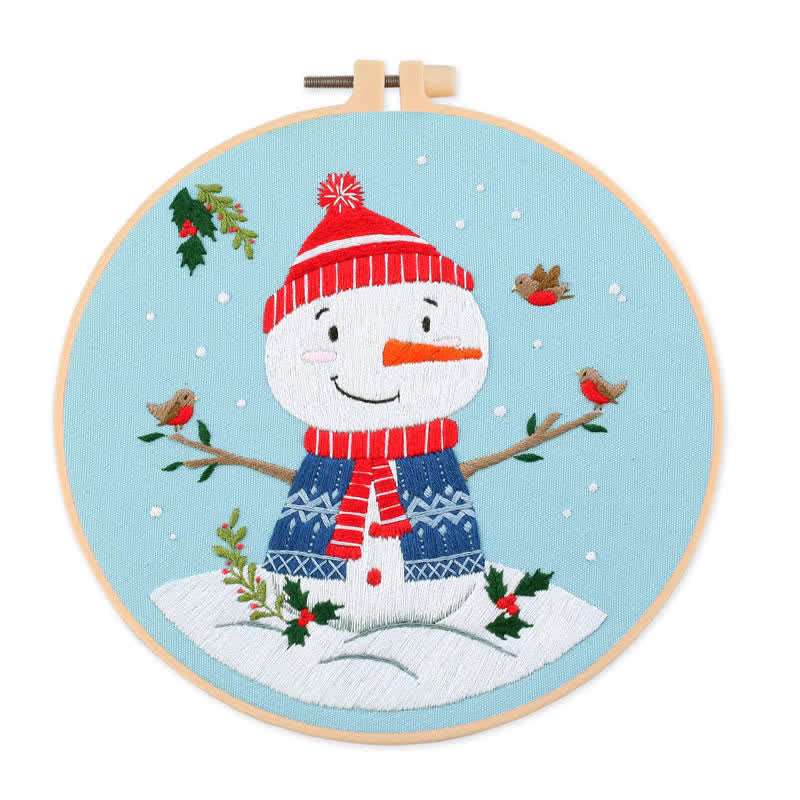 Rubbyoo Embroidery Kit - Christmas Gift - Snowman - image 11