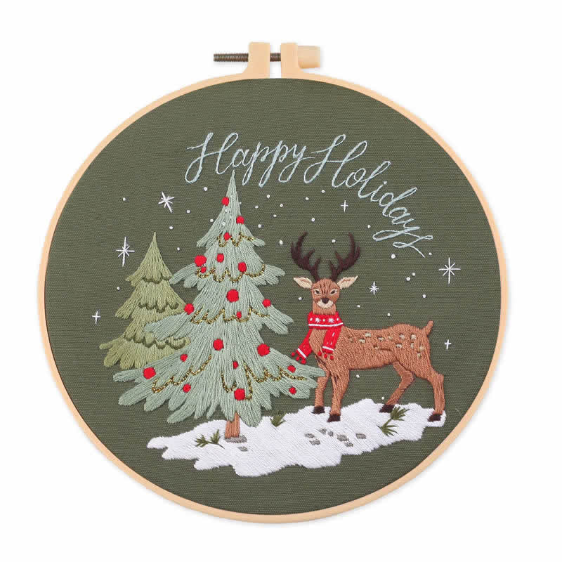 Rubbyoo Embroidery Kit - Christmas Gift - Christmas Deer - image 8